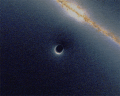 Fekete lyuk gravitcis lencsehatsa szimullt animcin